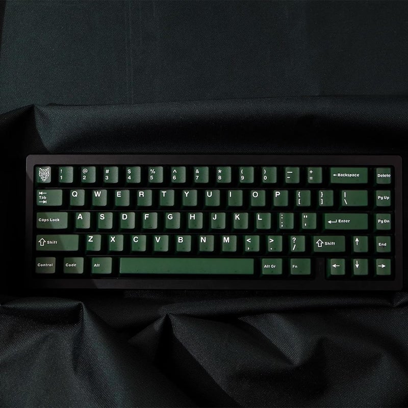 Sumgsn 114 Keys Custom Translucent Double Shot Keycaps Cherry Profile Emeral Green Keycaps Set Fit for Cherry Mx Switches Mechanical Keyboard - Image 4
